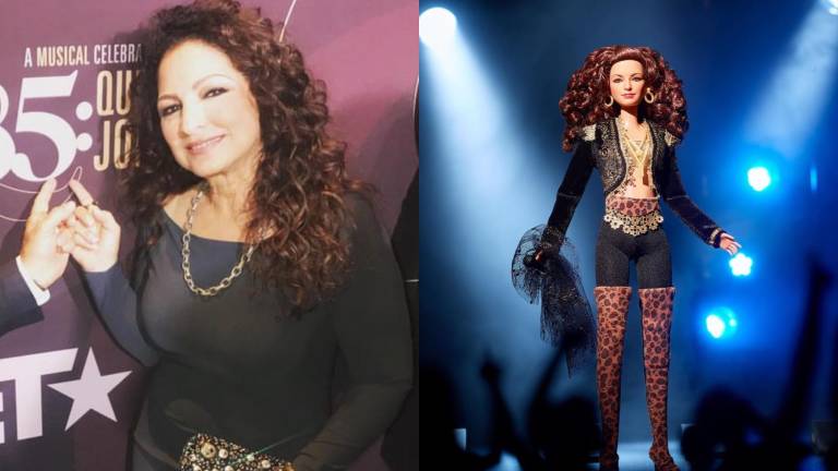 Gloria Estefan sorprende con su muñeca Barbie.