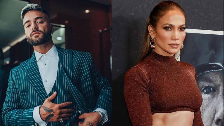 Maluma y Jennifer López juntos en la nueva cinta ‘Marry me’ a estrenarse el 14 de febrero de 2022.