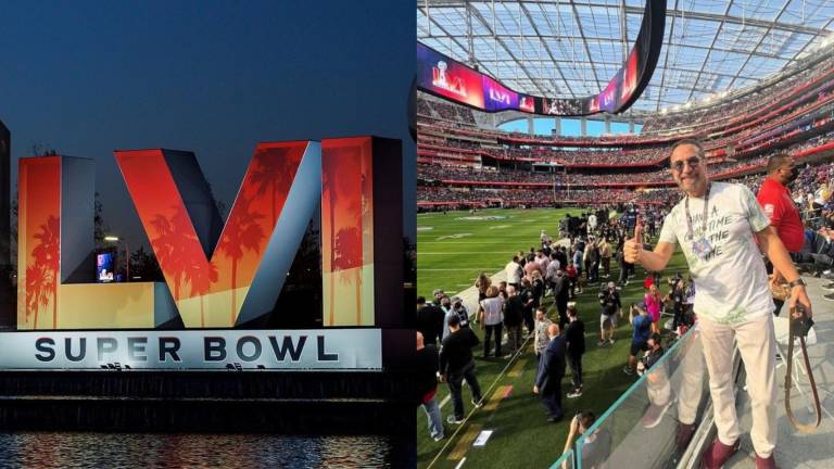 Famosos asisten al Super Bowl 2022.