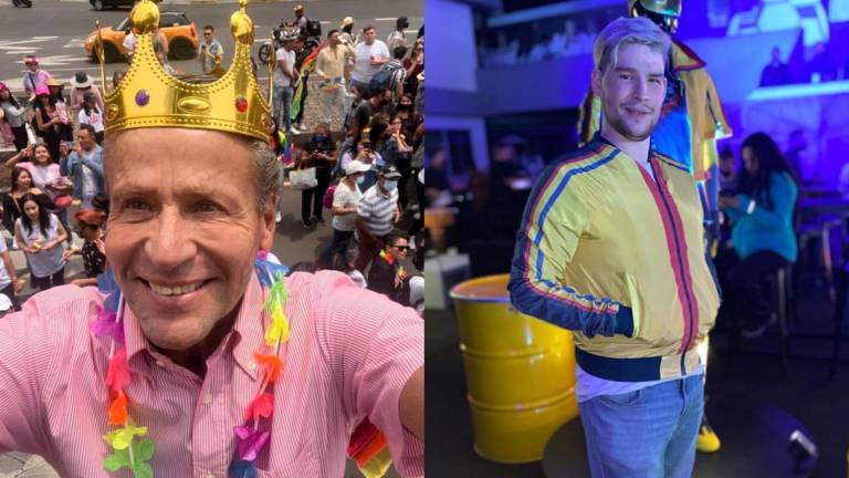 Hijo de Alfredo Adame se niega a verlo en la Marcha LGBT+ delante de las cámaras.
