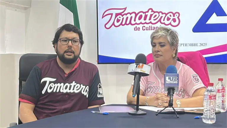 El anuncio fue realizado en conferencia de prensa por Héctor Ley Pineda, consejero del club, y Guadalupe Zavala Yamaguchi, presidenta de Canaco en Culiacán.