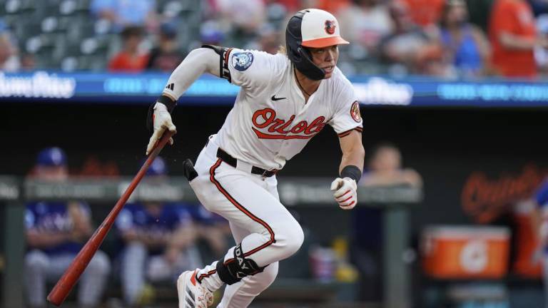 Jackson Holliday remolcó cuatro carreras por los Orioles.
