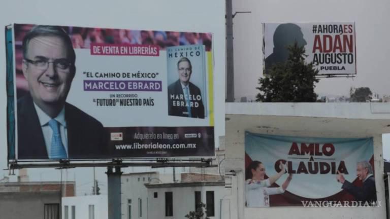 Adán Augusto López, Claudia Sheinbaum y Marcelo Ebrard encabezan la lista.