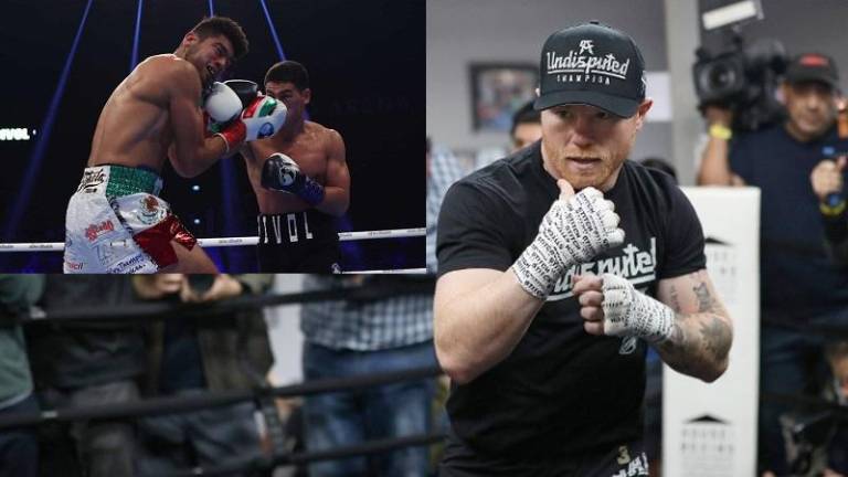 Saúl “Canelo” Álvarez destroza a Gilberto “Zurdo” Ramírez.