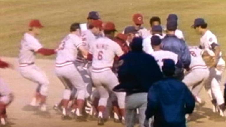 La trifulca de Bud Harrelson con Pete Rose.