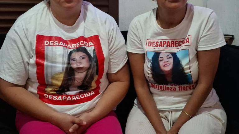 Blanca, madre de Cristina; y Nadia, hermana de María Cecilia, exigen resultados concretos a las autoridades tras más de un mes de la desaparición de sus familiares en Mazatlán.