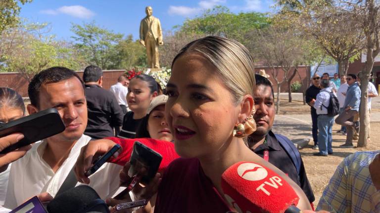 La Presidenta Municipal de Mazatlán Estrella Palacios Domínguez habla de la elección judicial del domingo.