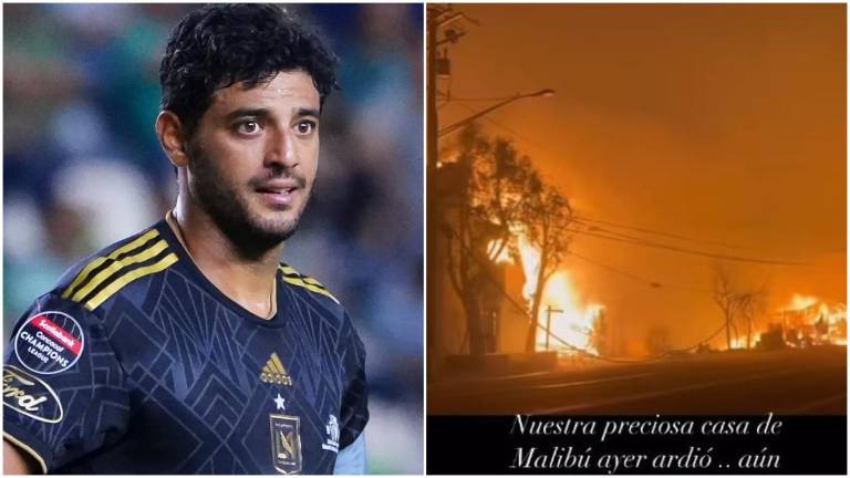 La casa de Carlos Vela en Malibú es arrasada por el fuego.