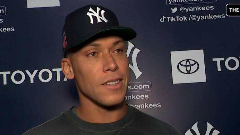 Aaron Judge continúa con su recuperación de una distensión en el flexor derecho