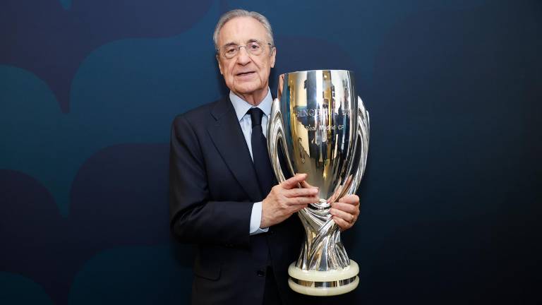 Florentino Pérez sigue como presidente del Real Madrid.