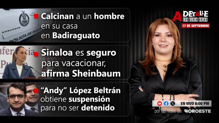 Ponte al día con las noticias que importan en Sinaloa.