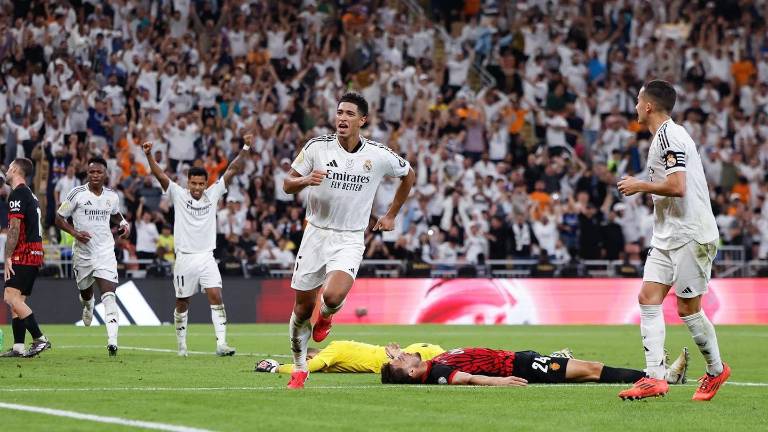 Jude Bellingham abrió el marcador por Real Madrid.