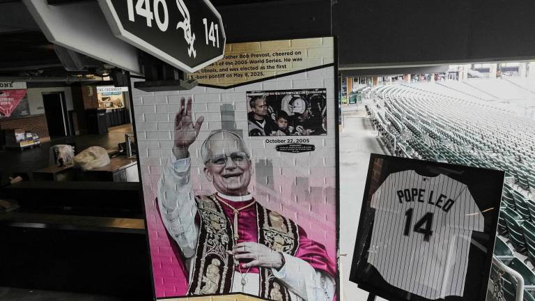 Los Medias Blancas rindieron homenaje al Papa León XIV.