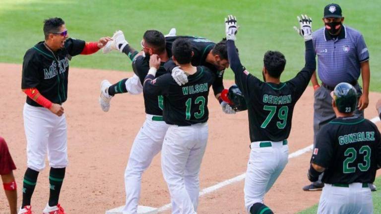 Leo Germán (79) anotó la carrera de la diferencia para México el pasado domingo.