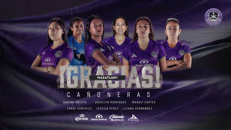 Mazatlán FC Femenil da de baja a medio plantel.