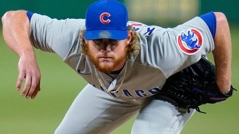 Craig Kimbrel es actualmente el cerrador de los Cachorros de Chicago.