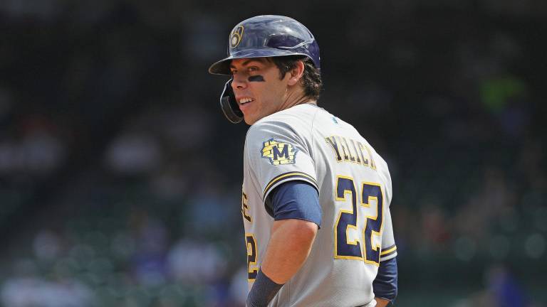 Christian Yelich entró a la lista de lesionados por 10 días.