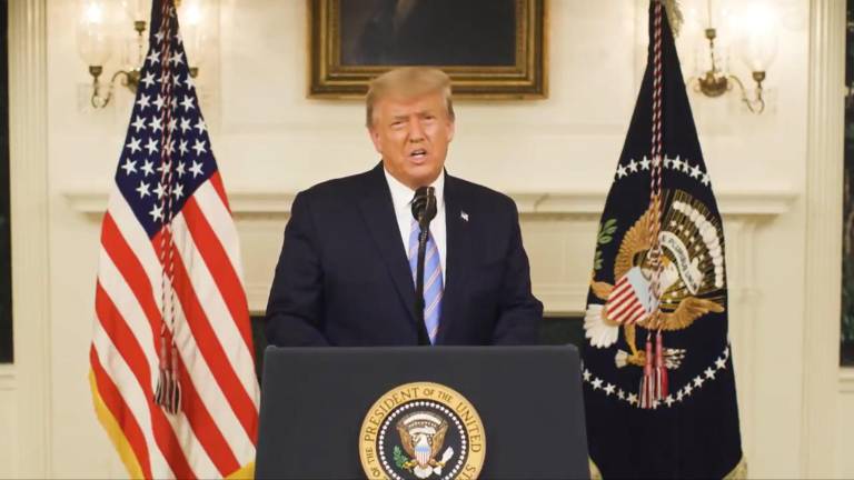 Trump señaló que Biden nunca fue apto para ser presidente.