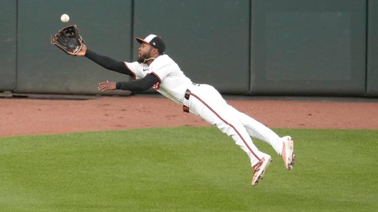 Cedric Mullins fue el héroe en el triunfo de los Orioles.