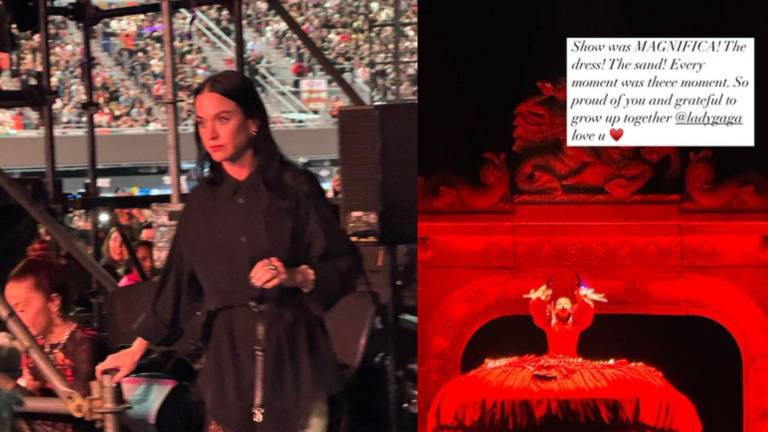 A momentos de empezar el show numerosos fanáticos lograron percibir a Katy Perry en la carpa VIP del recinto.