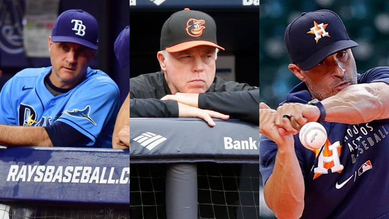 Matt Quatraro. Buck Showalter y Joe Espada componen la terna final para el puesto de mánager de los Mets.