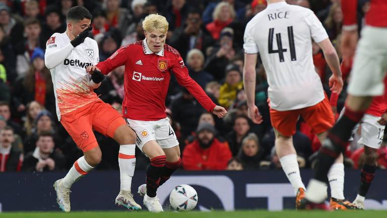 Alejando Garnacho fue el guía del Manchester United en la FA Cup.