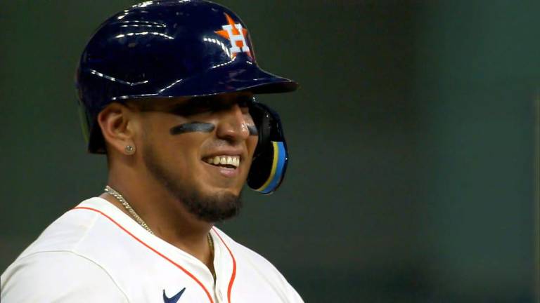 Isaac Paredes colaboró en el triunfo de los Astros.