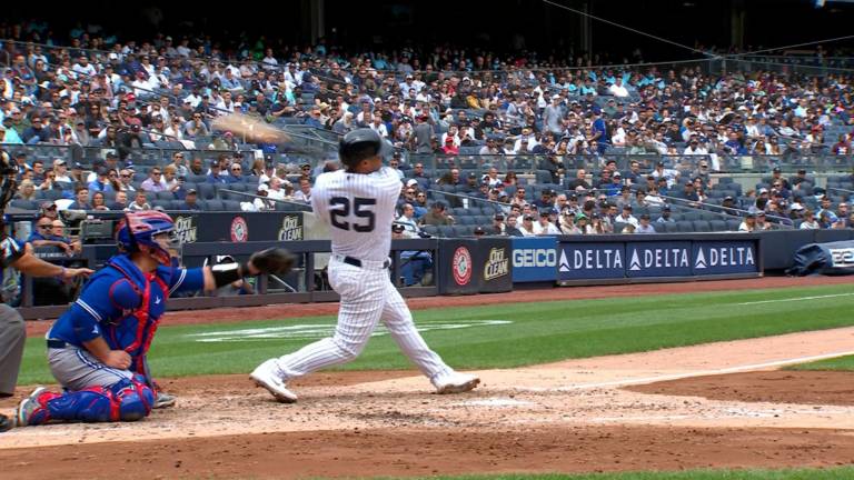 Gleyber Torres suena jonrón de tres carreras.