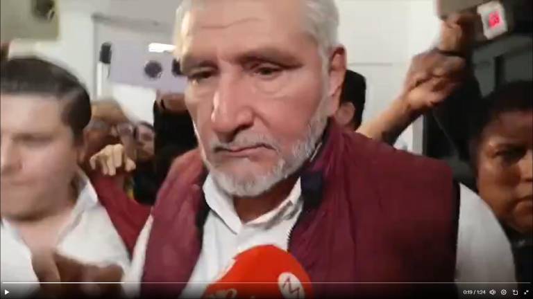 López Hernández reapareció este domingo en el Consejo Nacional de Morena.
