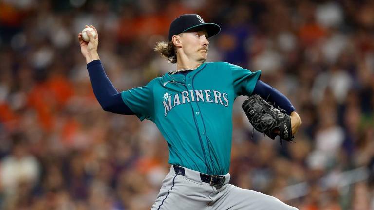 Bryce Miller dominó a la ofensiva de los Astros en Houston.