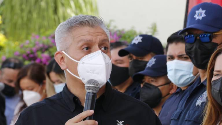 El Secretario de Seguridad Pública de Sinaloa, Cristóbal Castañeda Camarillo.