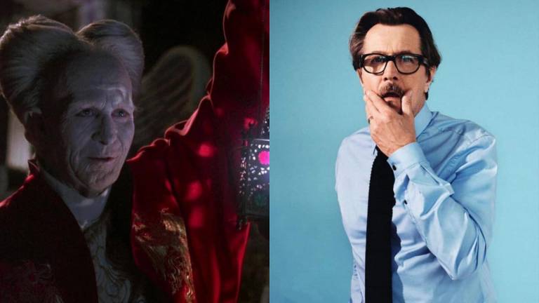 Gary Oldman durmió todas las noches en un ataúd mientras filmaba “Drácula”.