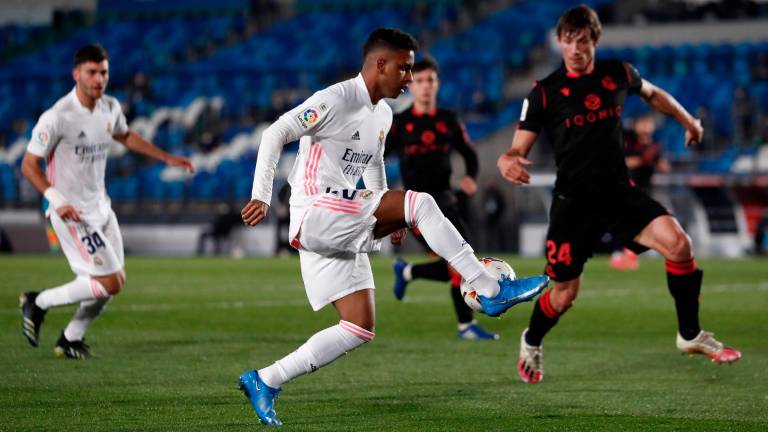 Real Madrid pudo anotar al final del encuentro para quedarse con un punto en casa ante la Real Sociedad.
