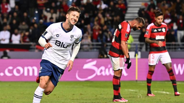 Luciano Vietto anotó el gol que significó la ventaja final para el Al Hilal.