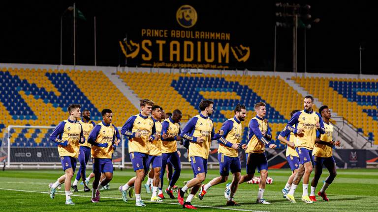 Real Madrid se prepara para la final.