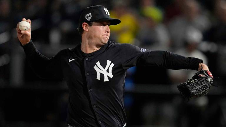 Gerrit Cole se aproxima a su debut en la temporada con los Yanquis.