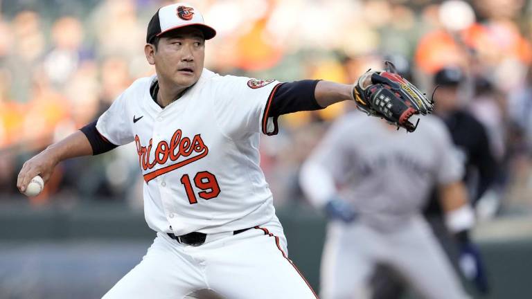 Tomoyuki Sugano recetó ocho ponches a los Yanquis.