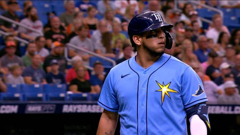 Isaac Paredes fue clave para el triunfo de los Rays de Tampa Bay.