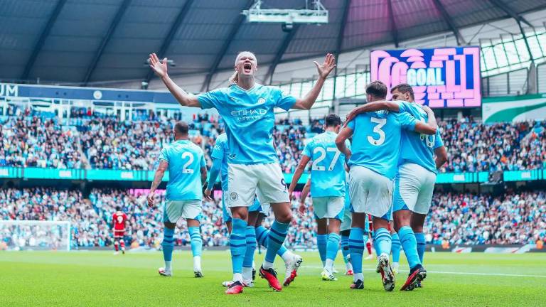 Erling Haaland marca el segundo gol del Manchester City