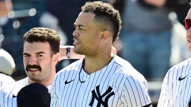 Giancarlo Stanton no estará listo para el inicio de la campaña.