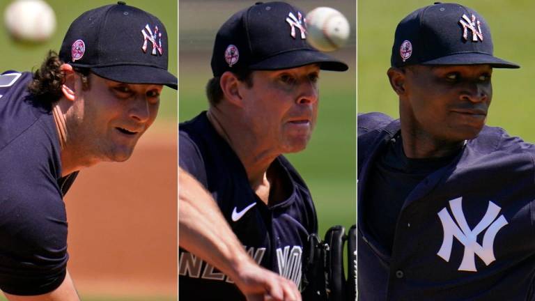 Gerrit Cole, Corey Kluber y Domingo Germán van por los Yanquis en los tres primeros juegos de la temporada.