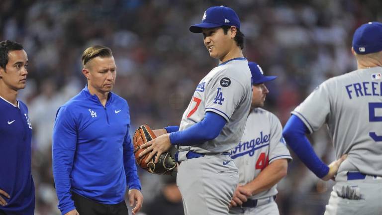 Ohtani sufre su primera derrota de la temporada.