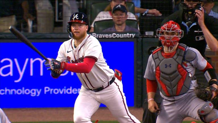 Alex Verdugo tuvo una carrera remolcada para los Bravos.