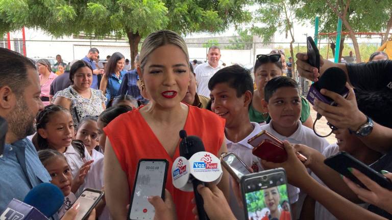 Estrella Palacios Domínguez habla del espacio para emprendedores en el Parque Ciudades Hermanas.