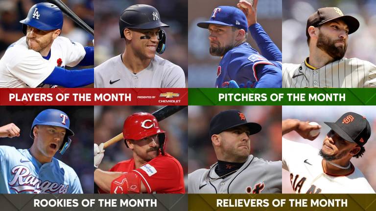 Judge, Doval y Freeman entre los premiados de mayo