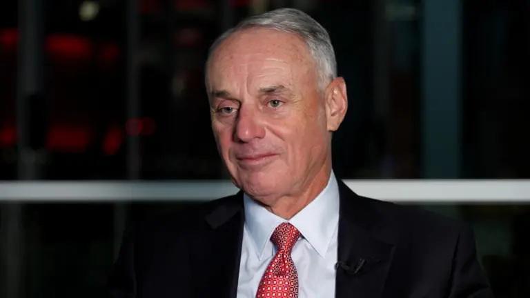 Rob Manfred, comisionado de Grandes Ligas.