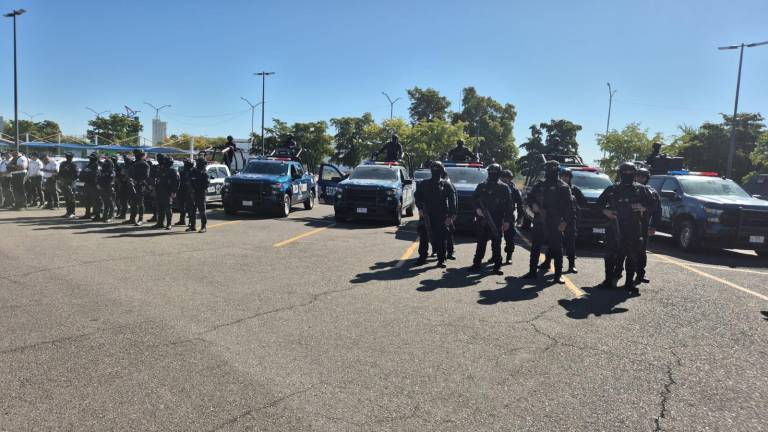 Inicio del operativo de seguridad en Culiacán con motivo de San Valentín.