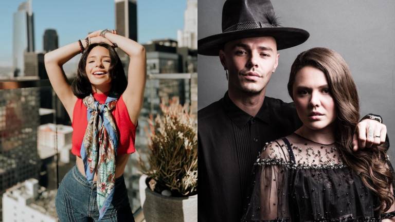 Ángela Aguilar junto a Jesse y Joy estrenan el videoclip de ‘Ella qué te dio’.