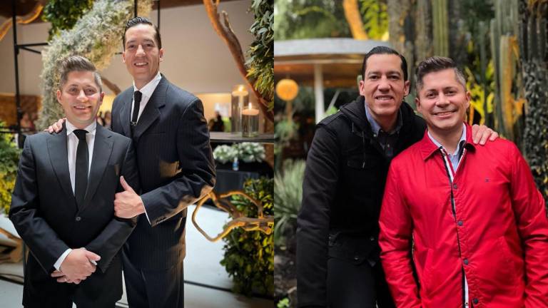 El reconocido periodista Jorge Ugalde contrajo matrimonio con Raúl Arregui Mena.