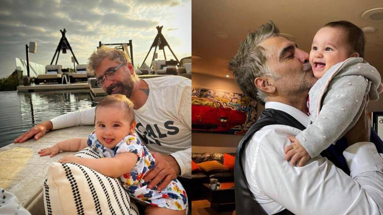 Alejandro Fernández celebra primer cumpleaños de Cayetana, su nieta.